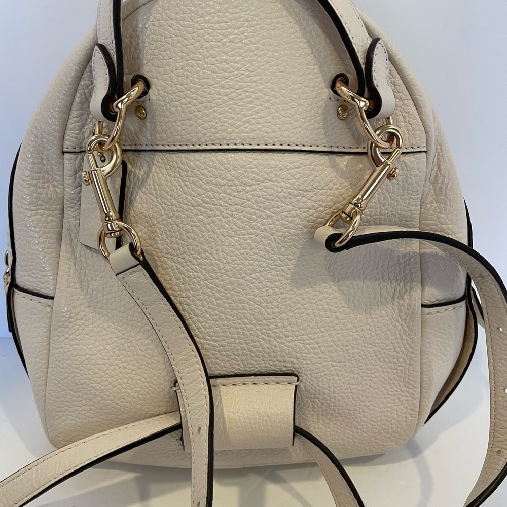 COACH ANDI Leather & Gold Hardware Convertible Backpack, Shoulder Bag NWOT - Picture 5 of 10